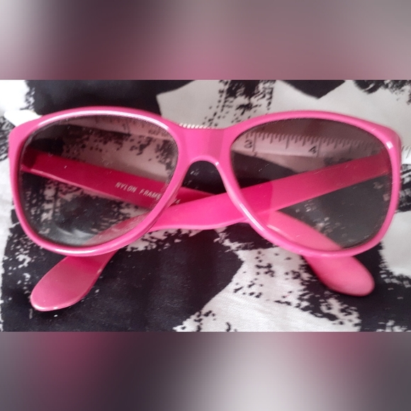2/$20! Pink Nylon Frame Sunglasses - Picture 3 of 5